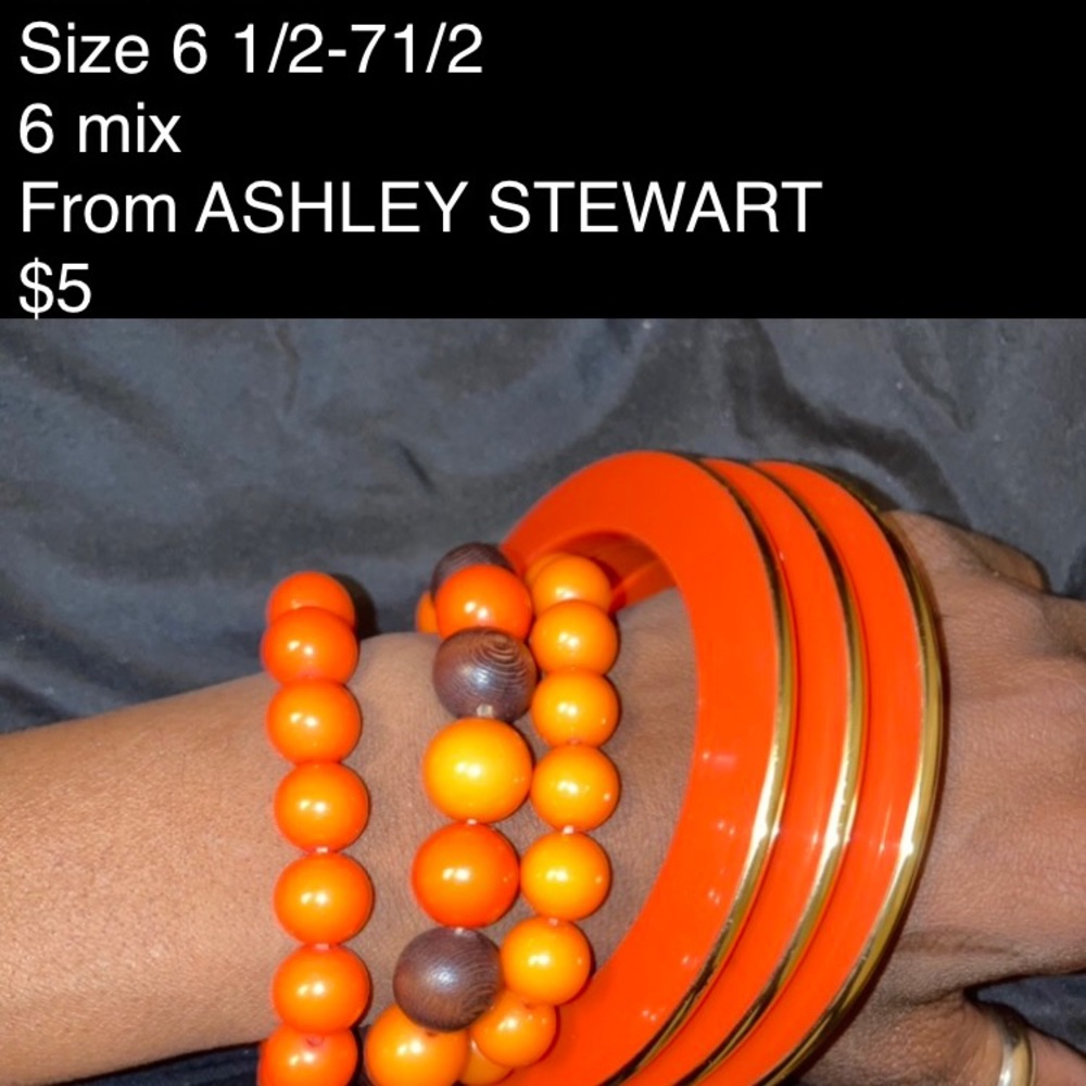 6 Bangle Bracelets